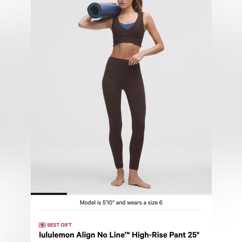 lululemon athletica Align no rise pant 25”